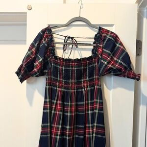 Hill House Navy Tartan Athena Dress